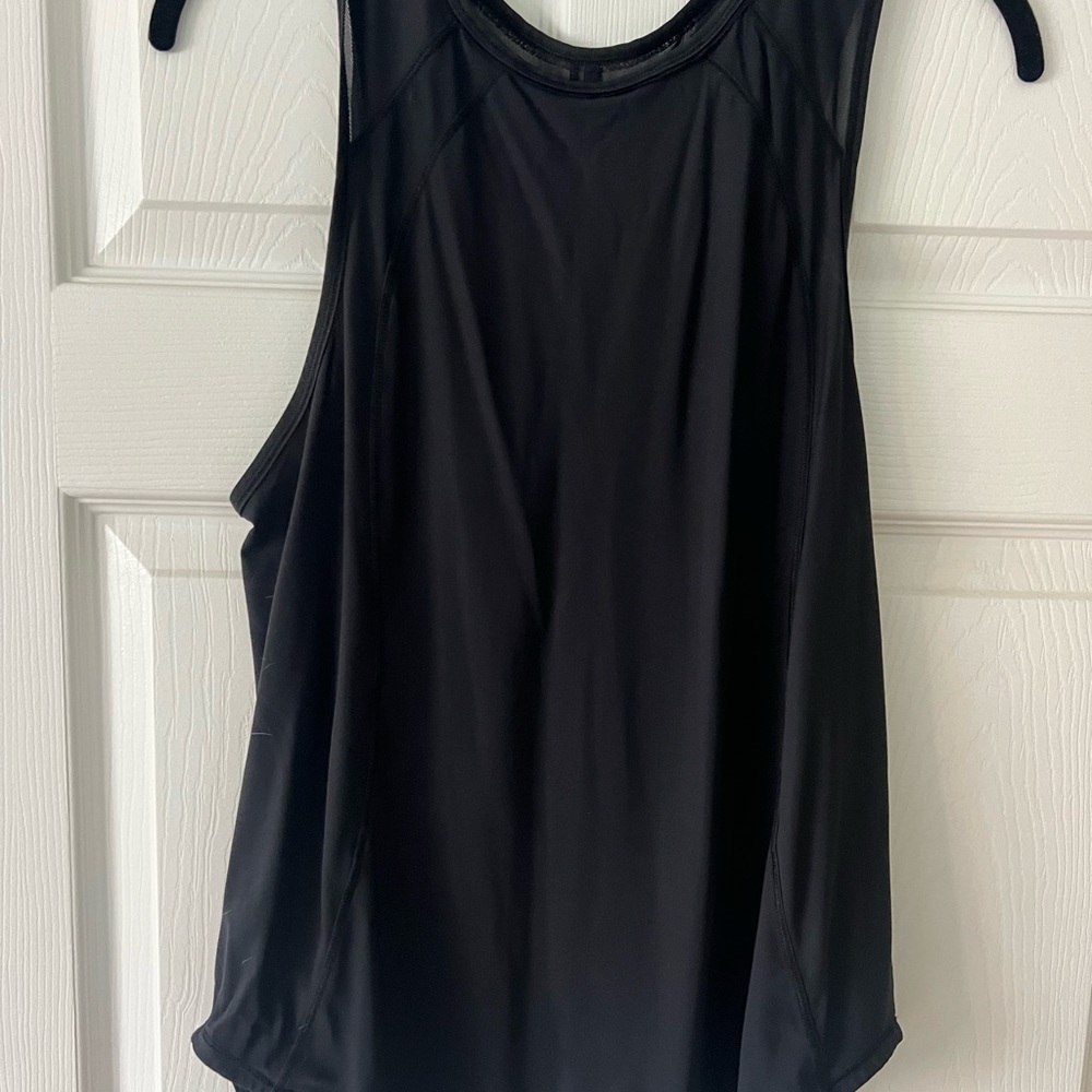Lululemon Athletica Black Sleeveless Relaxed Tank